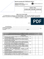 Fisa de Evaluare Mobilitate DOLJ