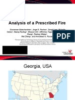 Analysis of A Prescribed Fire - Siv Balachandran