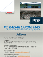 PT Kaisar Laksmi Mas, Depok - Company Profile
