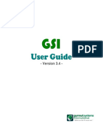 GSI System User Guide 3.4