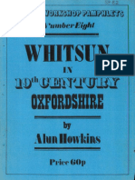 History Workshop Pamphlets 8 Whitsun in 19th Century Oxfordshire
