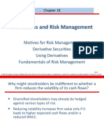 ch18 Derivatives and Risk Management
