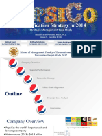 Diversification Strategy in 2014: Strategic Management Case Study