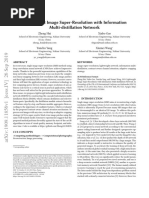 Lightweight Image Super-Resolution With Information Multi-Distillation Network