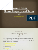 Income From House Property and Taxes