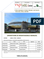 U07754QOSM - Project O & M Manual Auditorium Seating