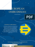 European Ombudsman - by Alina Kulinich