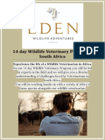 Eden Wildlife Adventures 14 Day Wildlife Veterinary Program