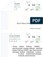 PDF Rock Mass Rating RMR