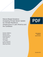 Nature-Based Solutions Scaling Private Sector Uptake For Climate Resilient Infrastructure in Latin America and The Caribbean