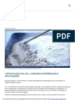 Tipos e usos da cal_ conheça diferenças e aplicações - Capacitação - Mapa da Obra