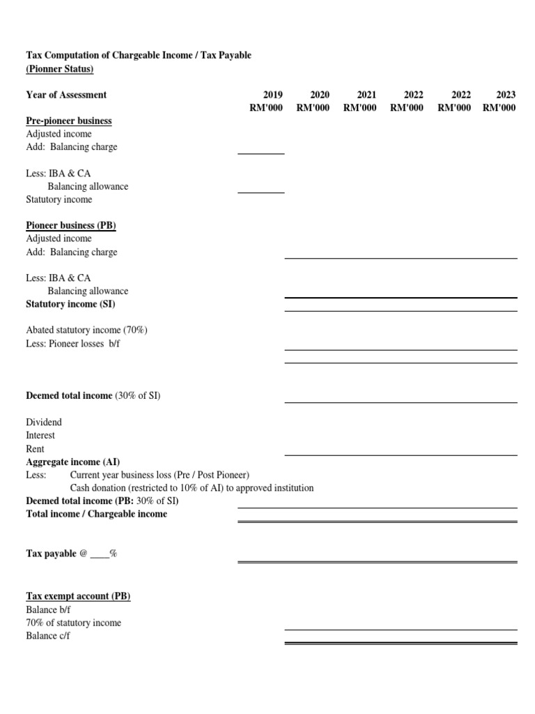 Sample of TC (PS) | PDF | Finance & Money Management