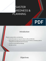 Disaster: Preparedness & Planning