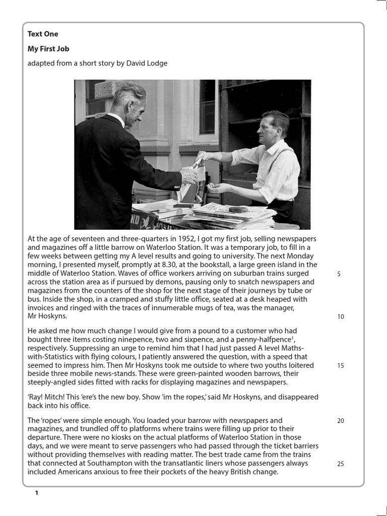 Reading & Writing Practice 3 | PDF | Writers