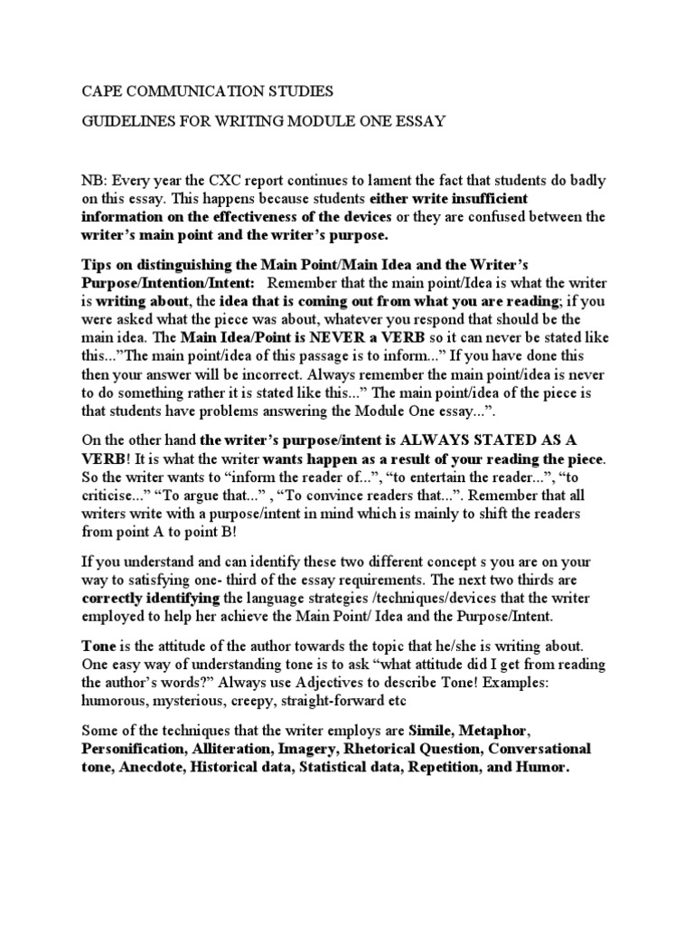 Cape communication studies notes image