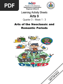 Arts 9: Learning Activity Sheets