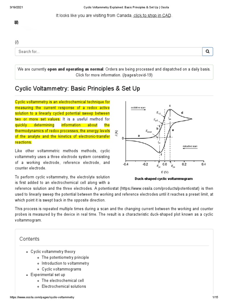 Cyclic Voltammetry Basics: Cyclic Voltammetry Pdf – KTPLZW