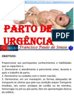 SBV - Parto de Urgência - 62 Págs. - Francisco Paulo de Souza