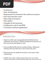 Download Seminar presentation final slides on tele immersion by Romi Patnaik SN50287072 doc pdf