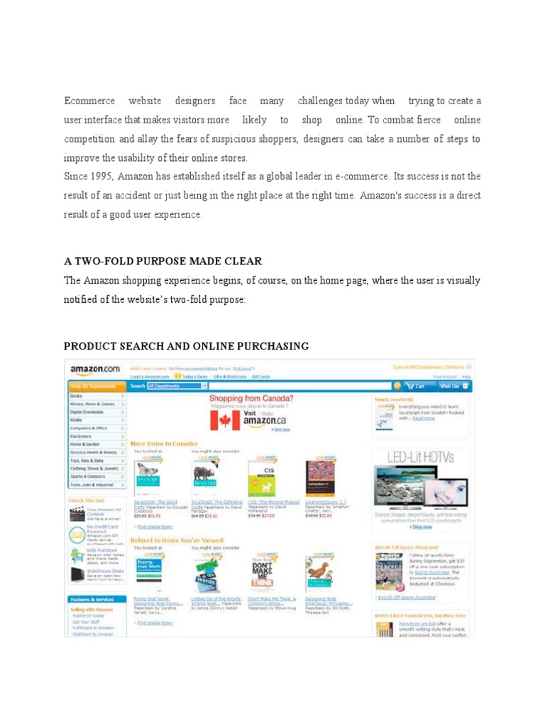 Customer Interface (Ux) | PDF | Online Shopping | E Commerce