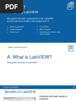 Lesson 01 - LabVIEW Environment