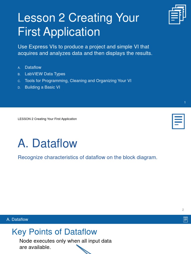 Lesson 02 - Creating Your First Application | PDF | Information ...
