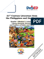 21 Century Literature From The Philippines and The World: Quarter 1 Module 2: Lesson 4