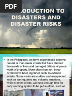 Introduction To Disasters and Disaster Risks