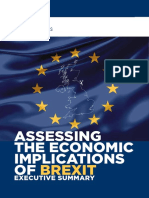 Assessing The Economic Implications Of: Brexit