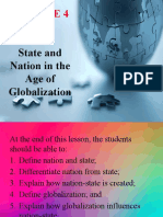 Module 4 State and Nation in The Age of Globalization