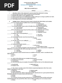 Epp-Tle 6 Diagnostic Test