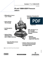 Types 1098-EGR and 1098H-EGR Pressure Reducing Regulators