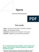 Sparta: Government and Society, Education