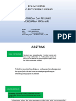 Resume Jurnal 1 Separation and Purification Ahmad Rizki Juniansyah Musbari