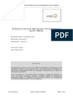 ANALYSIS OF THE MOST APPROPRIATE RISK MANAGEMENT OPTION (RMOA) of the Terephthalic acid