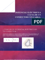 Potencial Eléctrico A Causa de Un Conductor Electrostatico