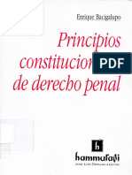 Principios Constitucionales Del Derecho Penal- Bacigalupo - 1999