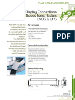 Flat Display Connections For High Speed Transmission: Lvds & Uhs