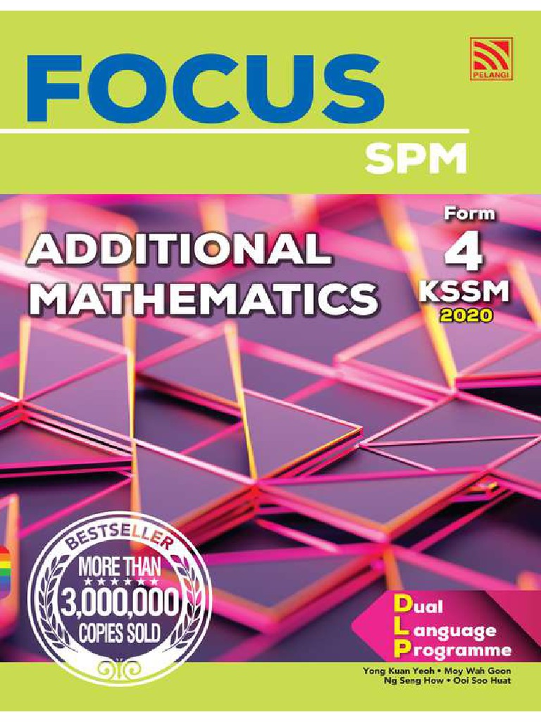 Focus Tg4 Kssm Addmaths Terbitan Penerbitan Pelangi Sdn Bhd Pdf Quadratic Equation Equations