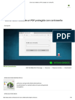 Cómo Hacer Editable Un PDF Protegido Con Contraseña