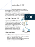 Características de PHP