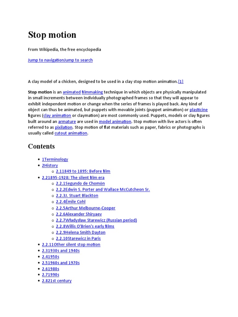 A Comprehensive History of Stop Motion Animation Techniques From Their Origins in the 19th