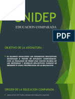 UNIDEP Educ Comparada 1er - Examen.