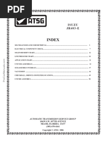 Isuzu JR403E - ATSG Automatic Transmission Service Group