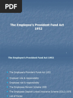 The Employee's Provident Fund Act 1952