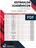 Cali, 3752 - Estadística - Diu