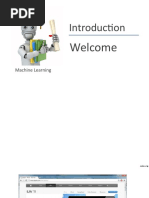 Welcome: Machine Learning