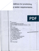 Crop Water Requirement (FAO)