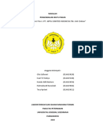 Makalah Analisis Layer Feed I Par-L I PT. JAPFA COMFEED INDONESIA Tbk. Unit Cirebon - Nanda Odhi Baskoro - D1A019058 - Kelas B