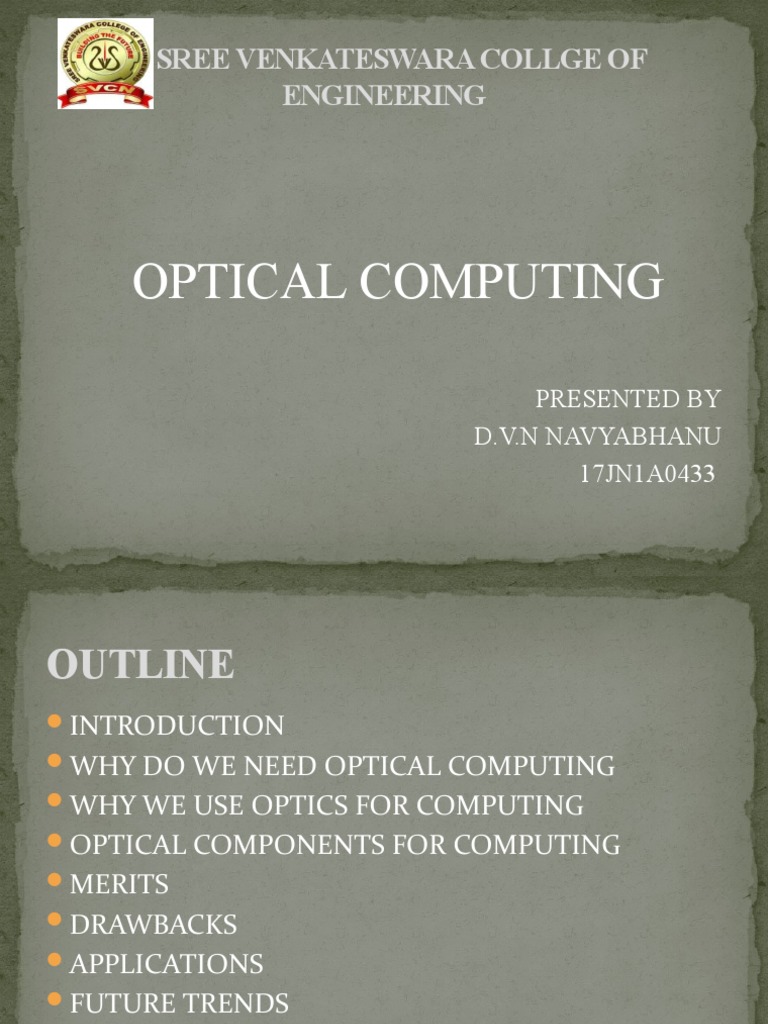 Optical Computing: Benefits and Trends | PDF | Wavelength Division ...